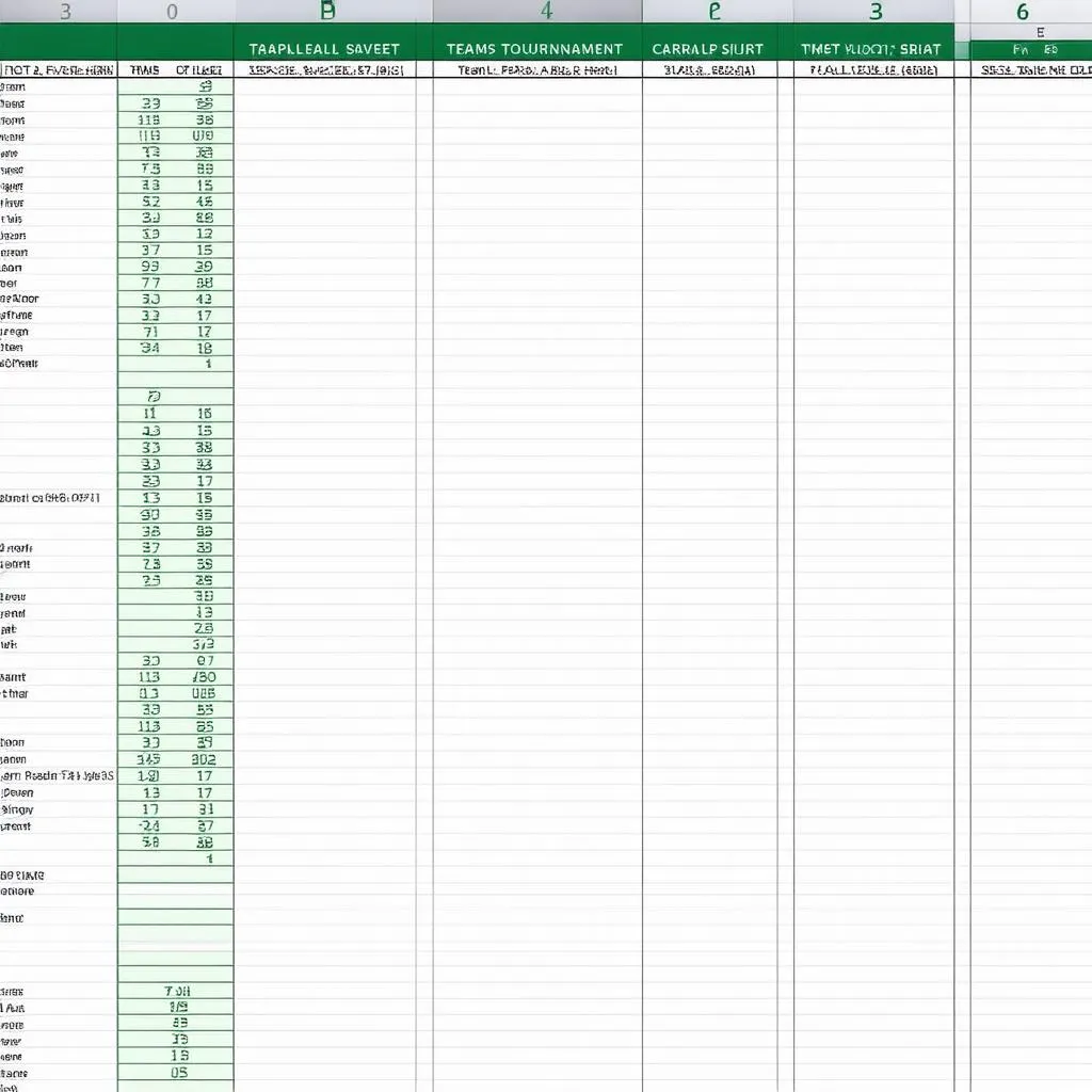 Lịch thi đấu bóng đá excel