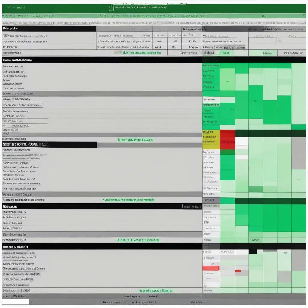 Lịch thi đấu bóng đá trong Excel