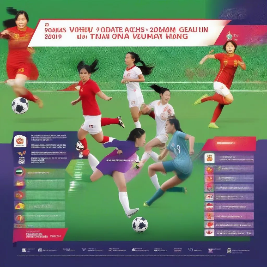 Lịch thi đấu bóng đá nữ SEA Games 32