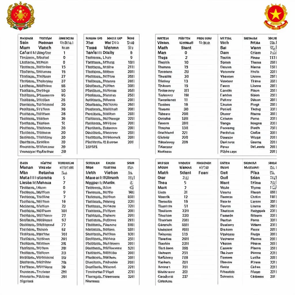 Lịch thi đấu bóng đá quốc tế