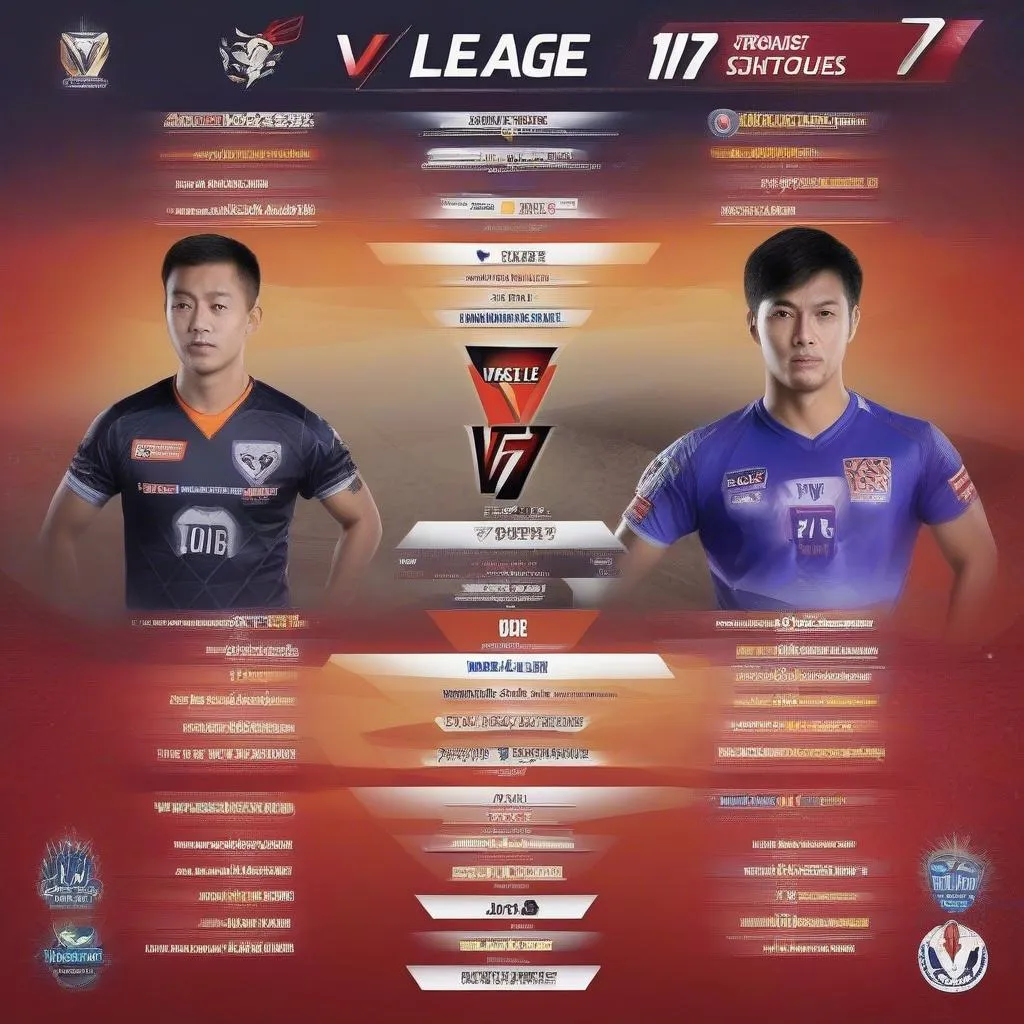 Lịch Thi Đấu V-League 17: Cập Nhật Mới Nhất