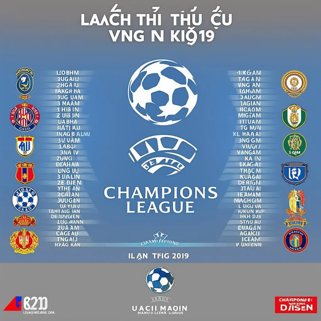 Lịch thi đấu C1 vòng tứ kết 2019