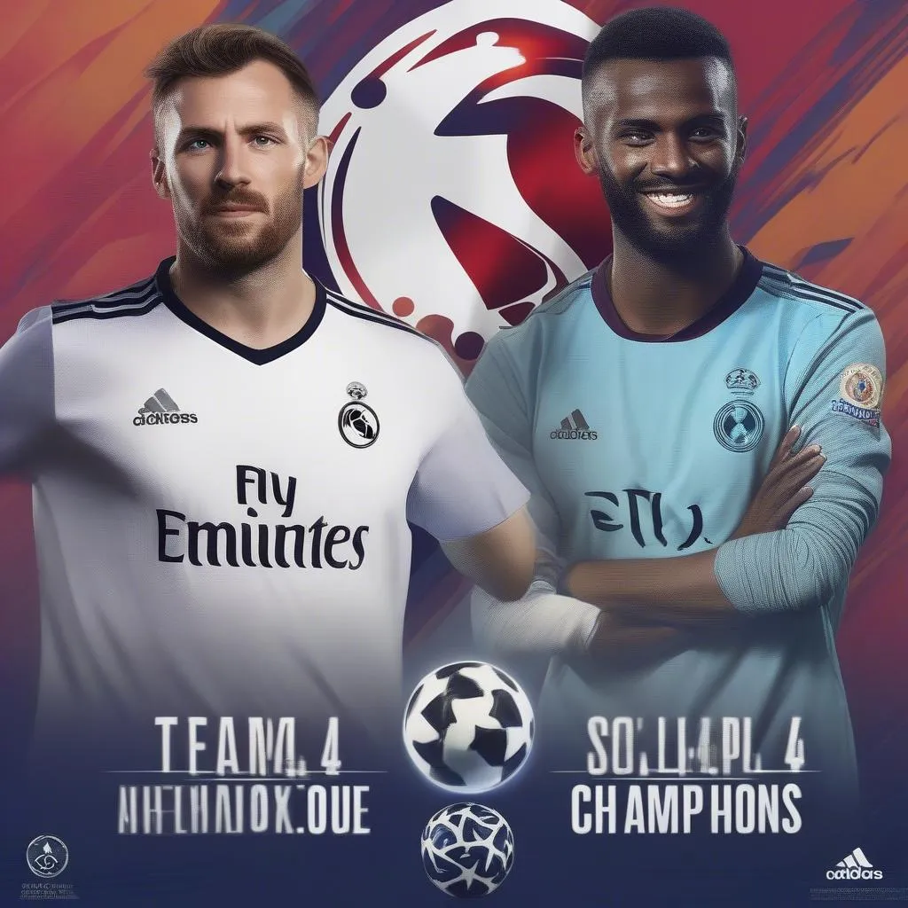 Lịch thi đấu lượt đi bán kết Champions League giữa [Tên đội 3] và [Tên đội 4]