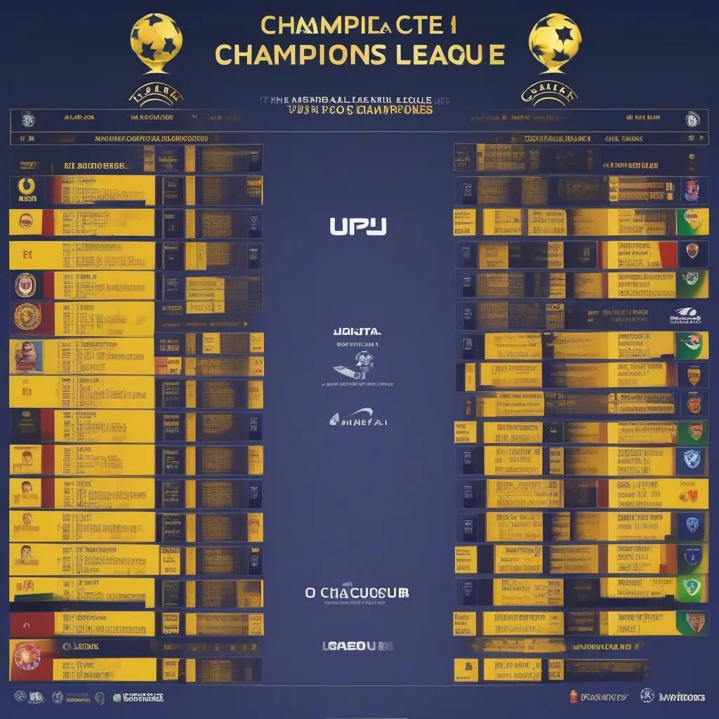 Champions League schedule