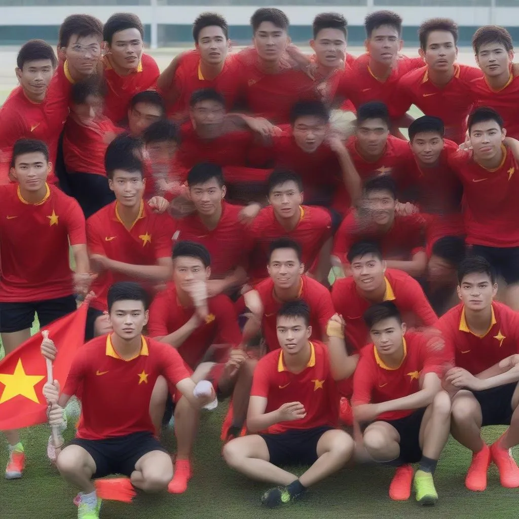 Hình ảnh về đội tuyển U22 Việt Nam tham gia SEA Games 30