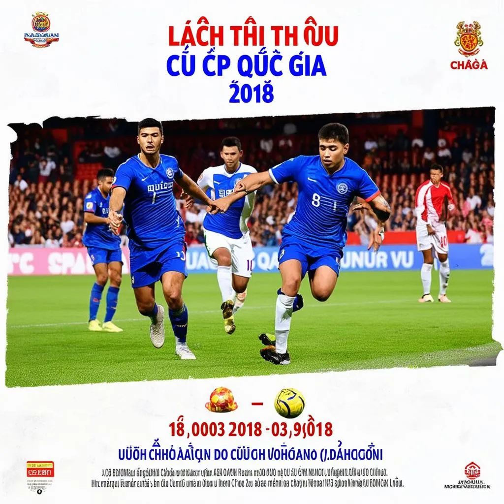 Lịch thi đấu Cúp Quốc gia 2018