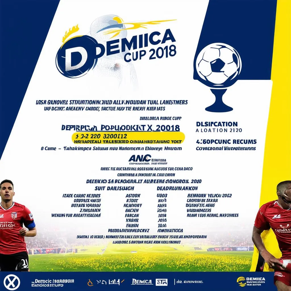 Lịch thi đấu Demcia Cup 2018