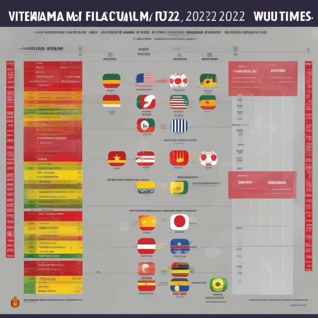 Lịch thi đấu ĐTVN vòng loại World Cup 2022