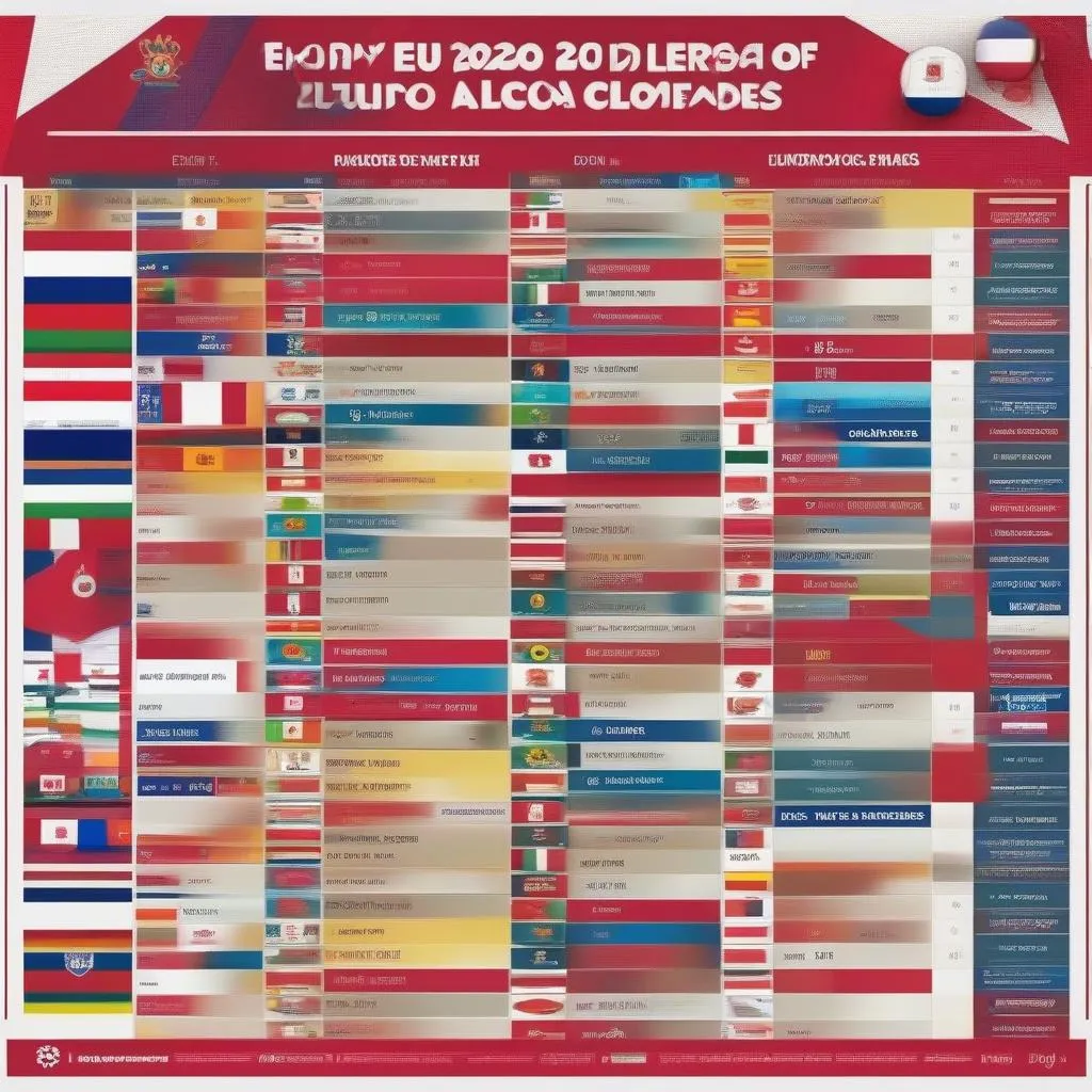 Lịch thi đấu EURO 2020 hôm nay - Cập nhật mới nhất