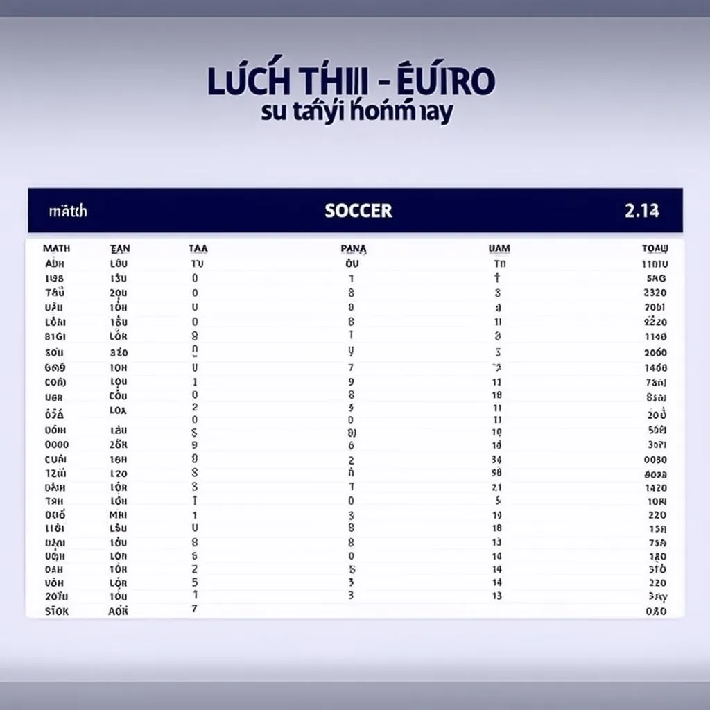 Lịch thi đấu Euro tối hôm nay