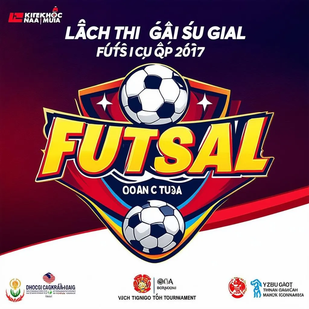 Lịch thi đấu giải futsal cúp quốc gia 2017