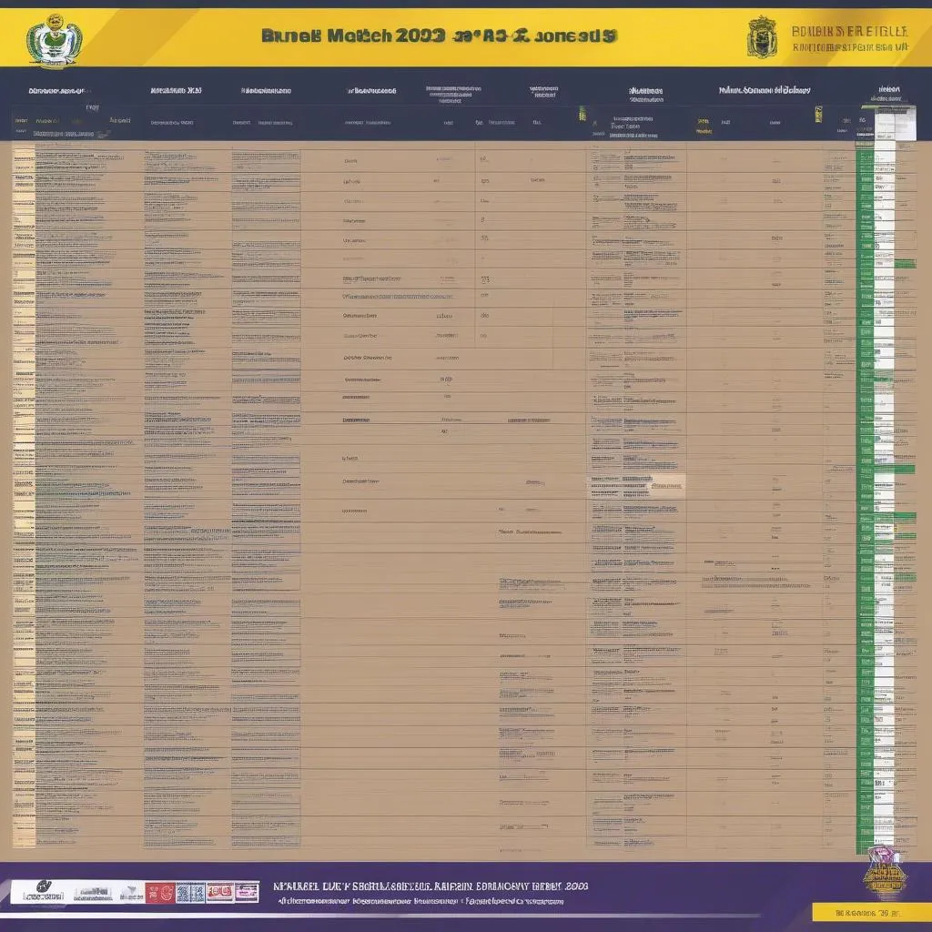 Lịch thi đấu giải vô địch quốc gia Brunei mùa giải 2023