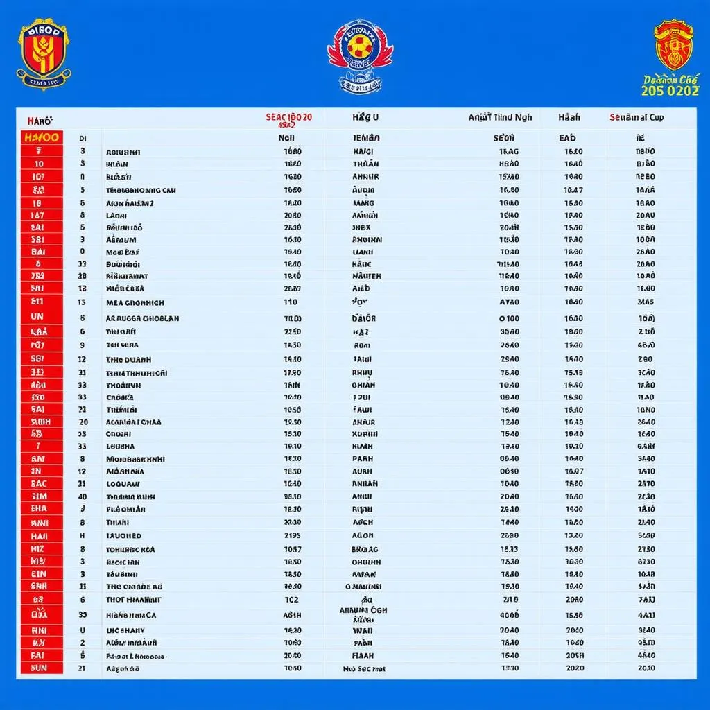 Lịch thi đấu Cúp Quốc Gia