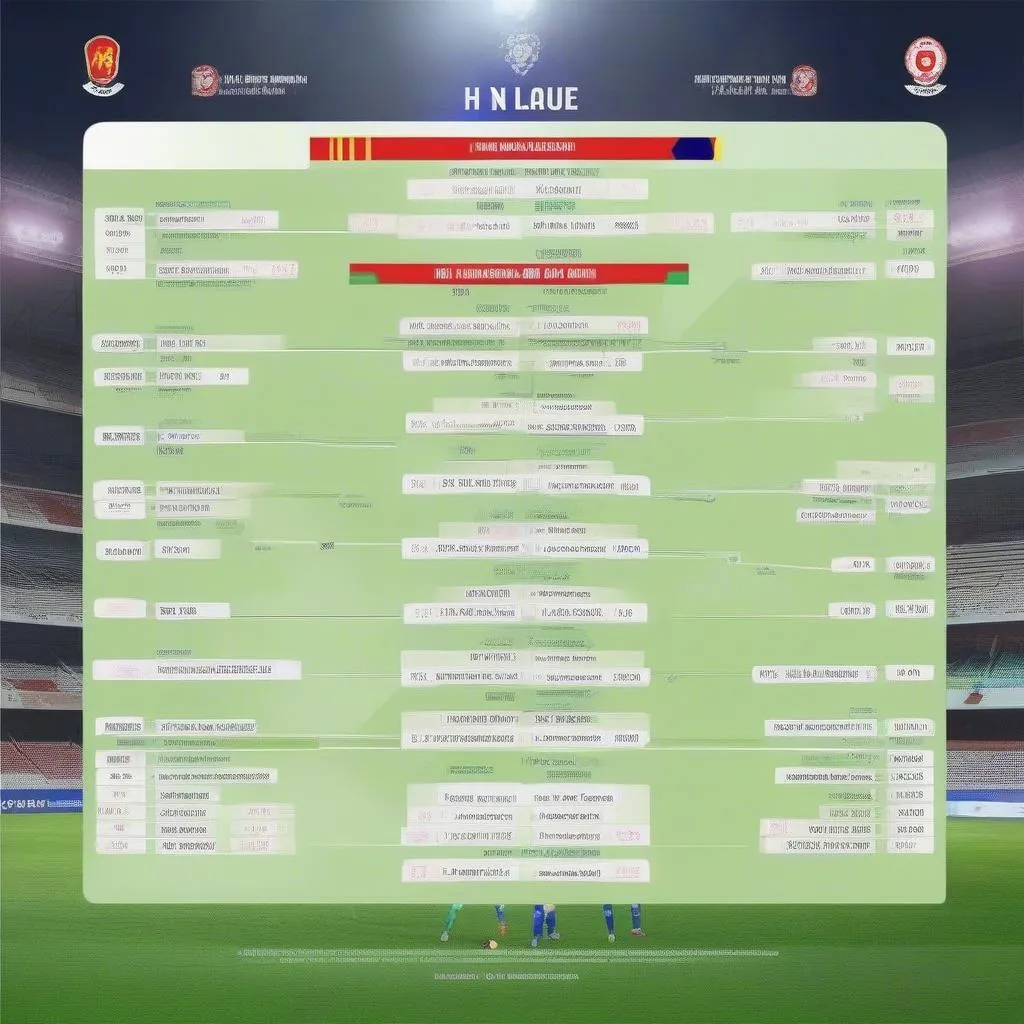 Lịch thi đấu Hà Nội FC vs Bình Dương 2024