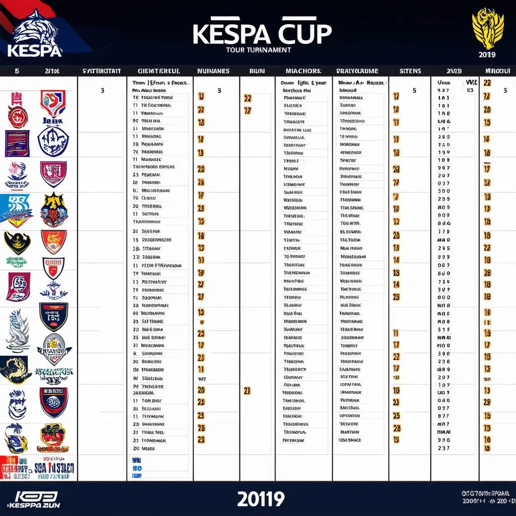 Lịch thi đấu Kespa Cup 2019