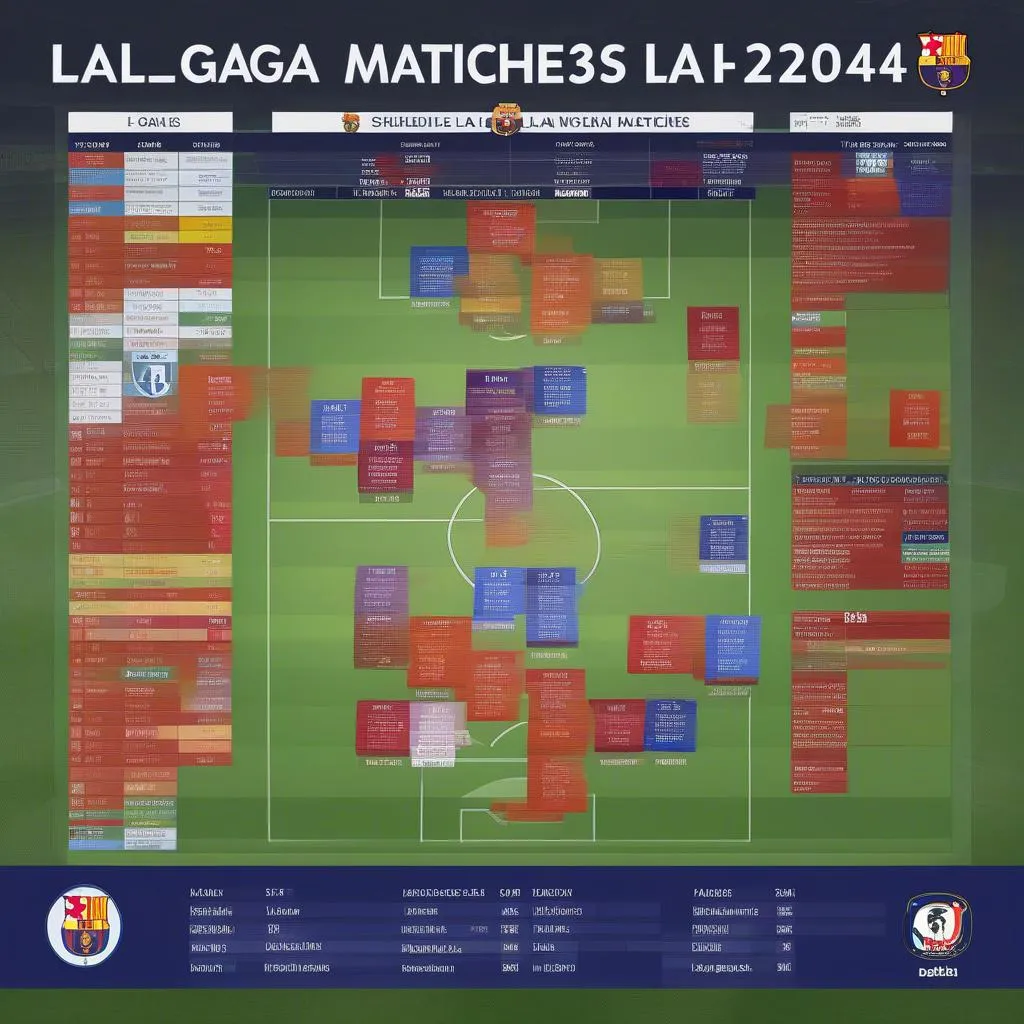 Lịch thi đấu La Liga mùa giải 2023-2024