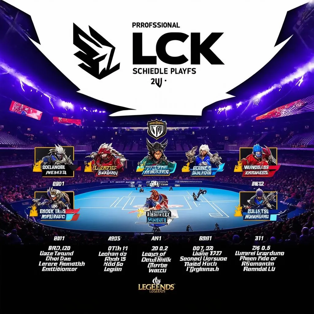 Lịch thi đấu LCK Play-off