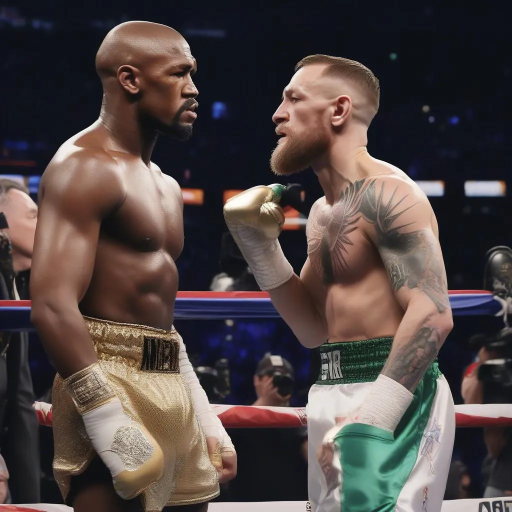 Lịch thi đấu McGregor vs Mayweather: Hai võ sĩ đối đầu trong trận đấu lịch sử