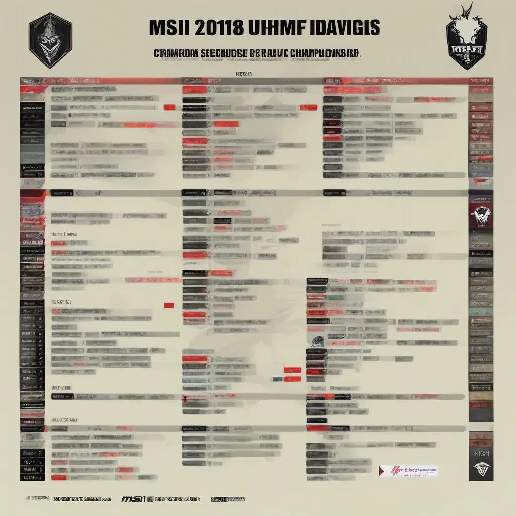 Lịch Thi Đấu Vòng Play-Off MSI 2018