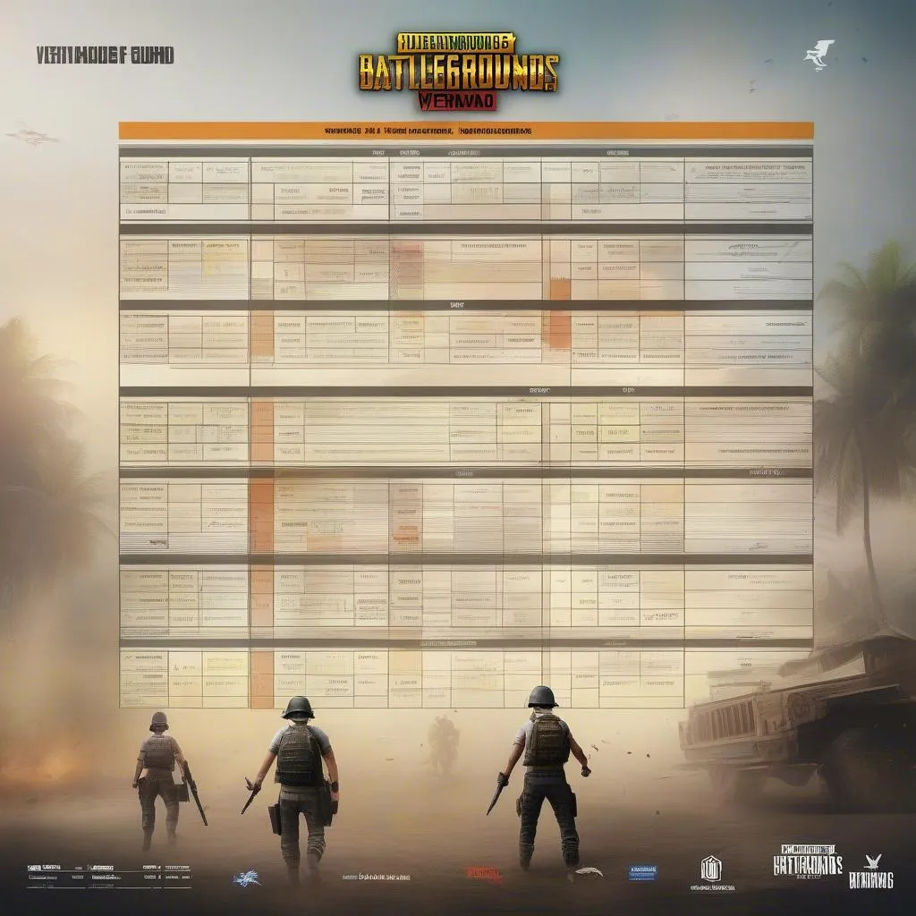 Lịch thi đấu PUBG Việt Nam