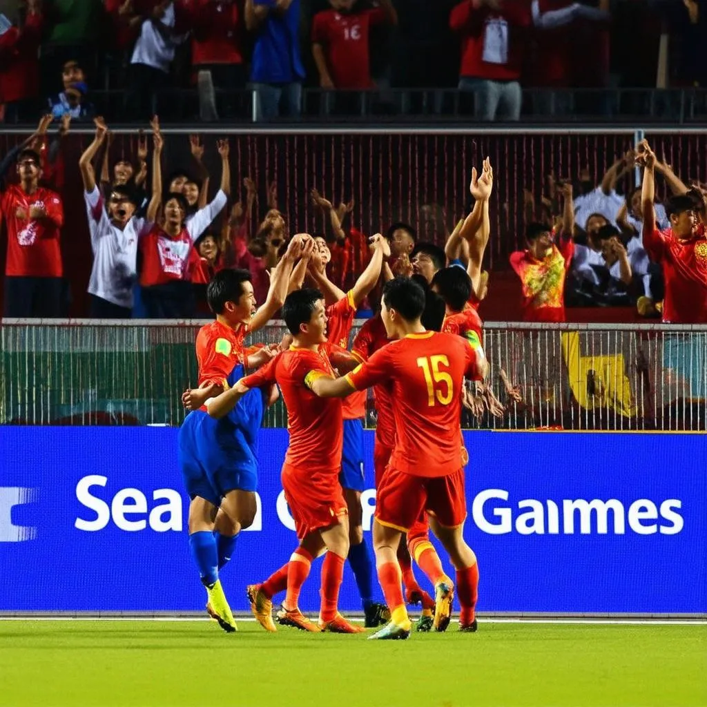 Lịch thi đấu Seagames 29 Bóng đá nam Việt Nam bán kết