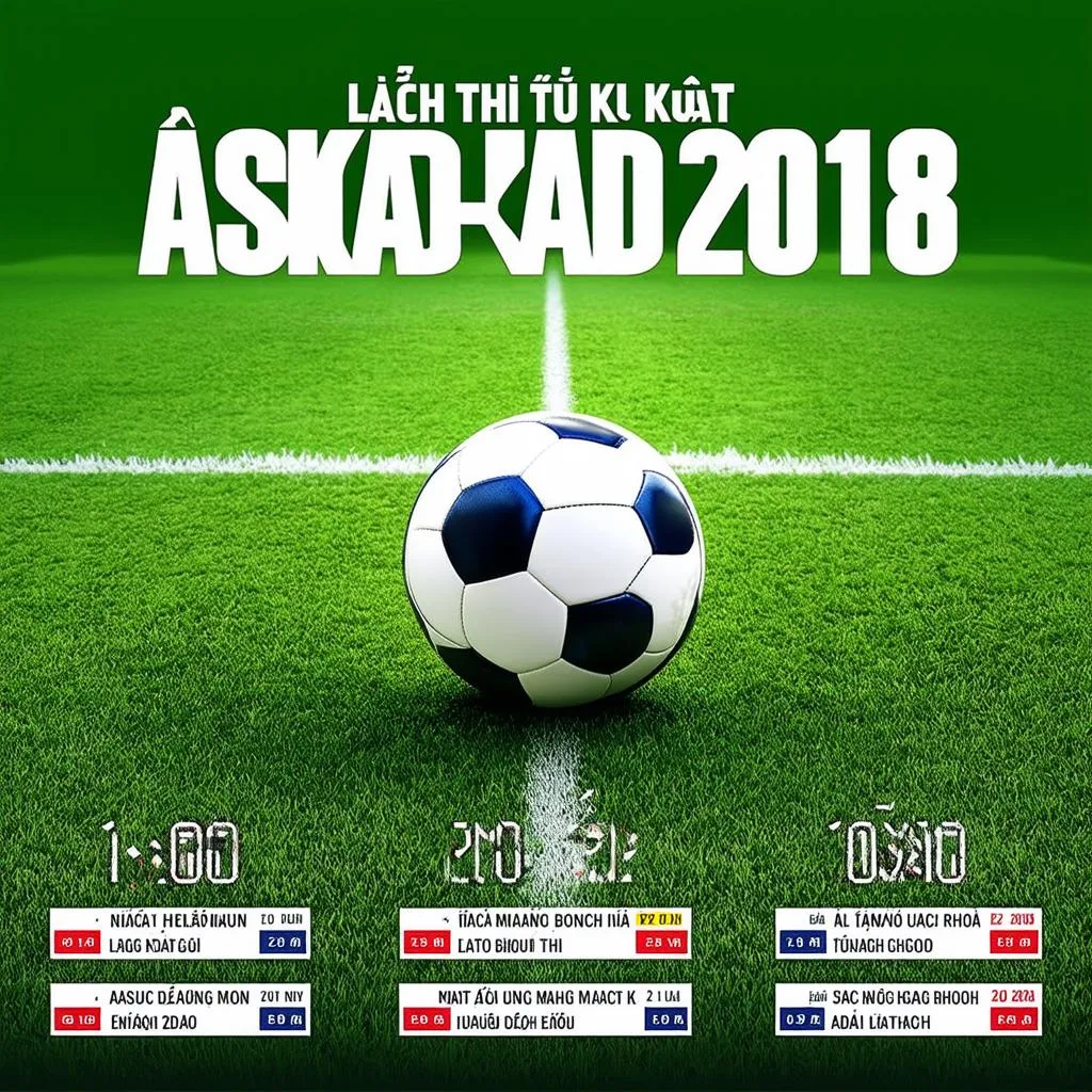 Lịch Thi Đấu Tứ Kết Asiad 2018