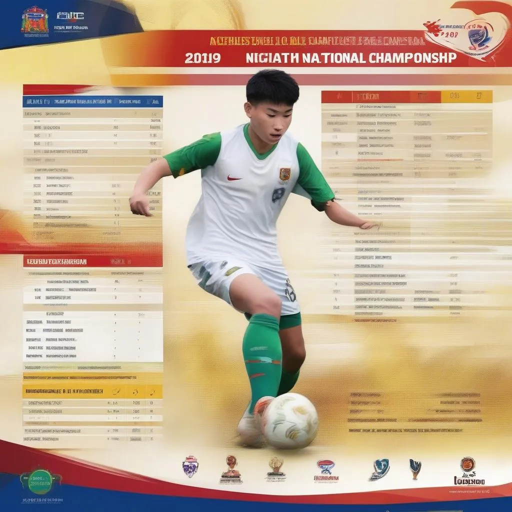 Lịch thi đấu U15 Quốc Gia 2019