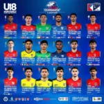 Lịch thi đấu giải bóng đá U18 Đông Nam Á 2019