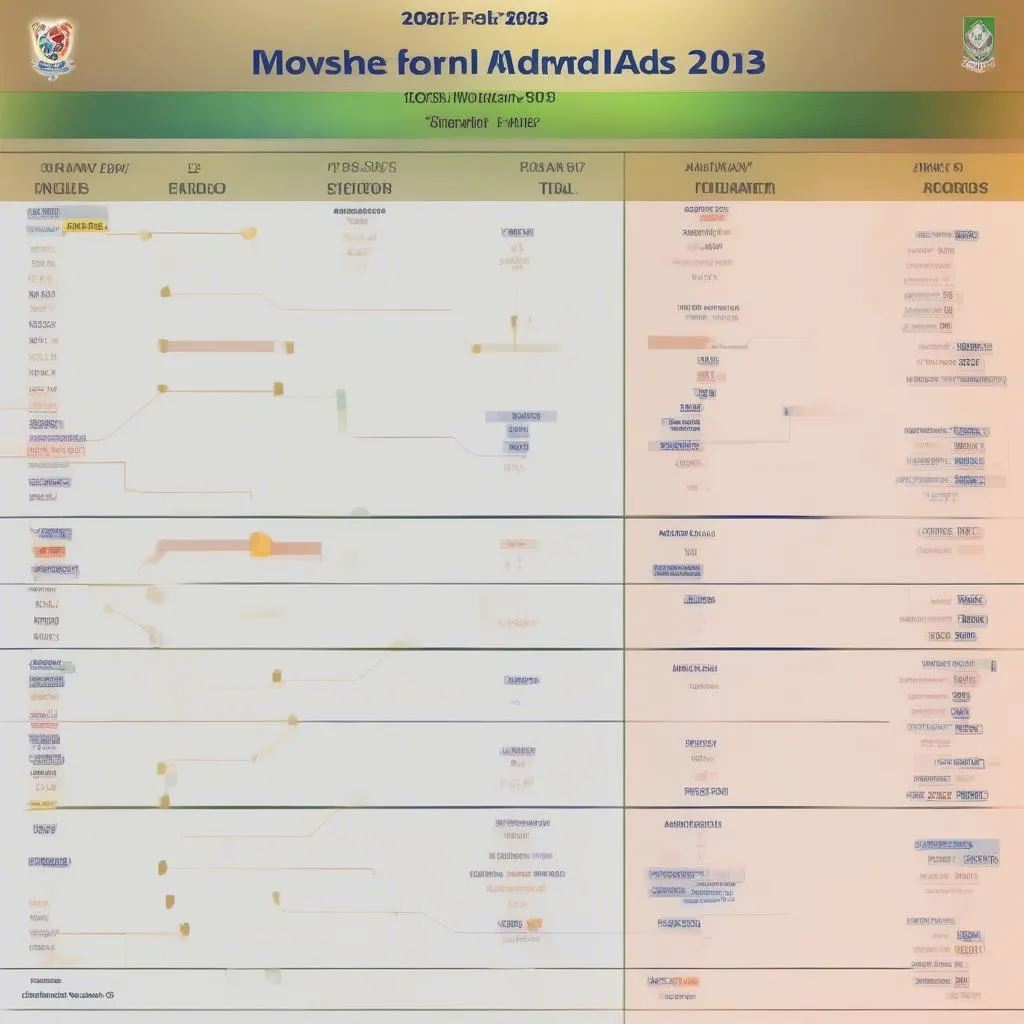 Lịch thi đấu U20 FIFA World Cup 2023