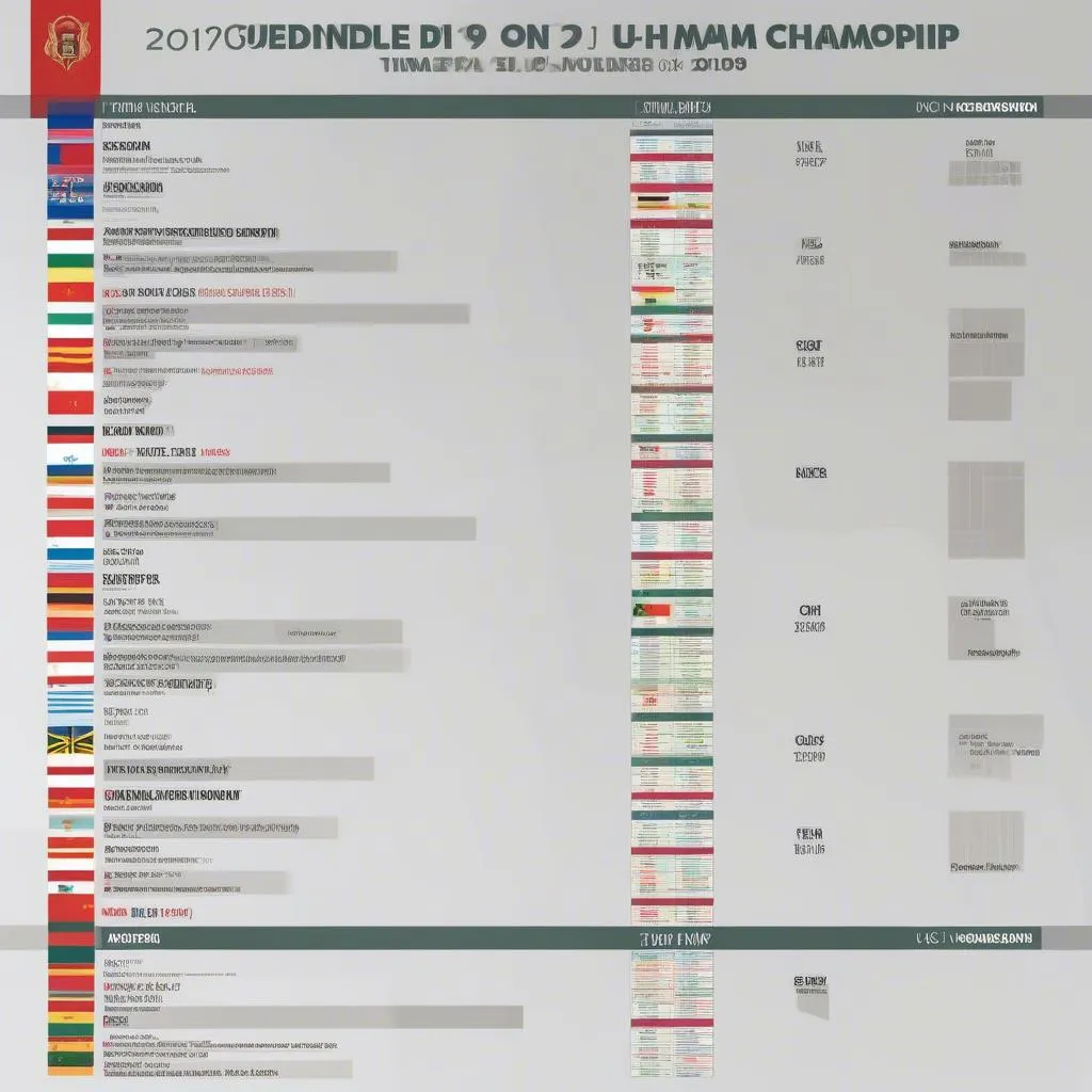 Lịch thi đấu U23 Châu Á 2019 bảng D: Việt Nam, UAE, Jordan, Triều Tiên