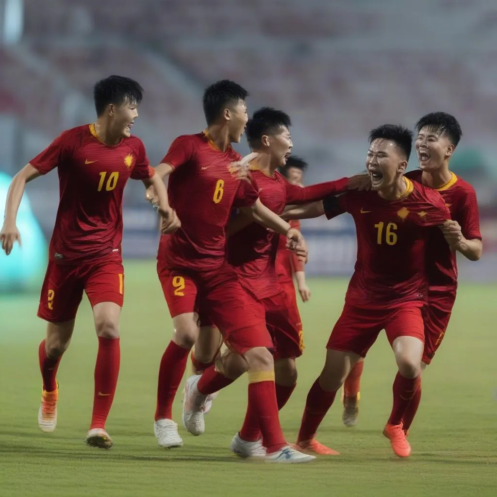 U23 Việt Nam đã giành chiến thắng trong một trận đấu kịch tính tại giải đấu U23 Châu Á 2020