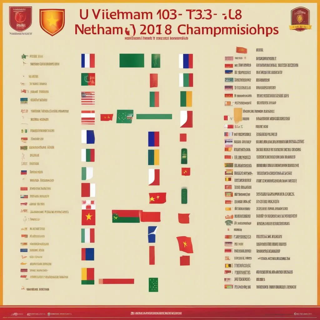 Lịch thi đấu đội tuyển U23 Việt Nam tại giải vô địch U23 châu Á 2018