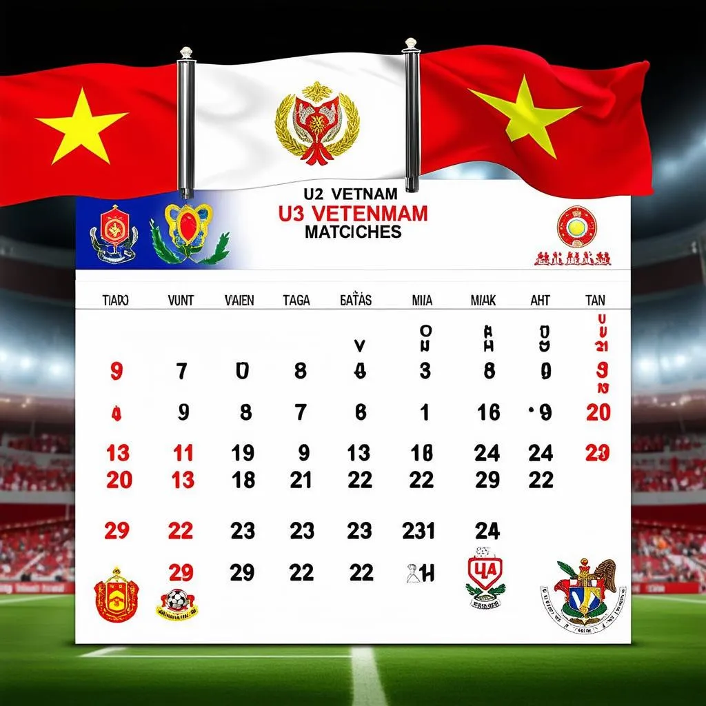 Lịch thi đấu U23 Việt Nam