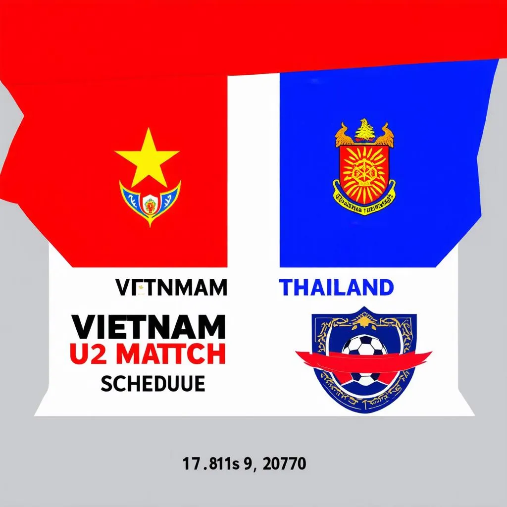 Lịch thi đấu U23 Việt Nam - Thái Lan