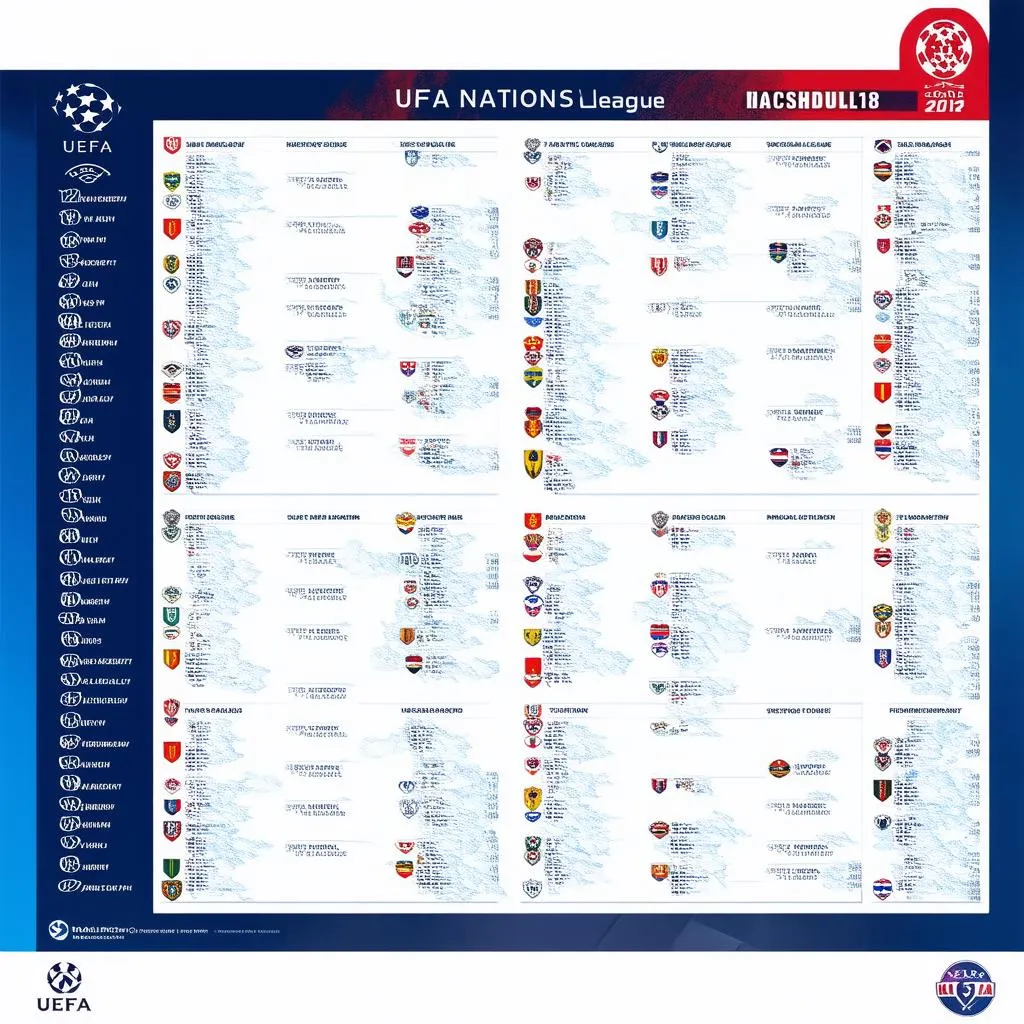 Lịch thi đấu UEFA Nations League 2018