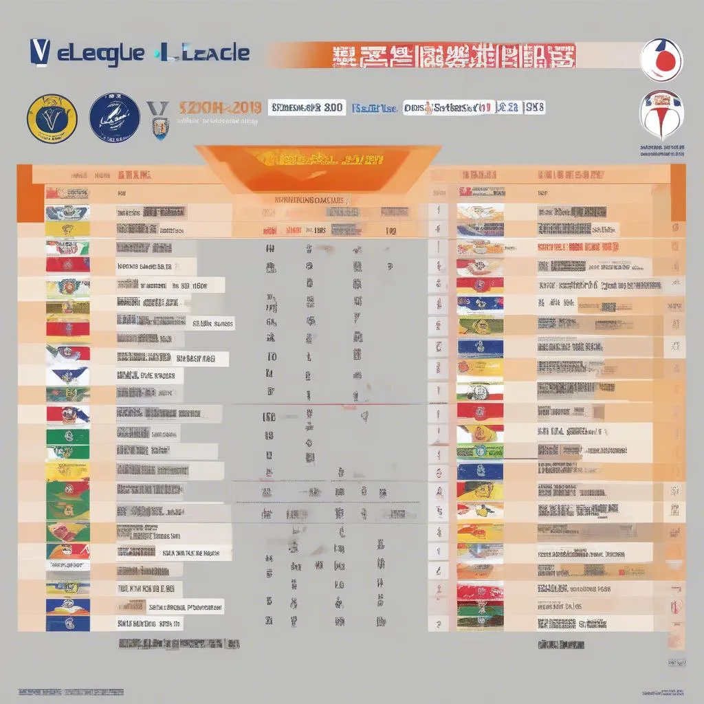 Lịch Thi Đấu V.League 2019 - Cập Nhật Mới Nhất