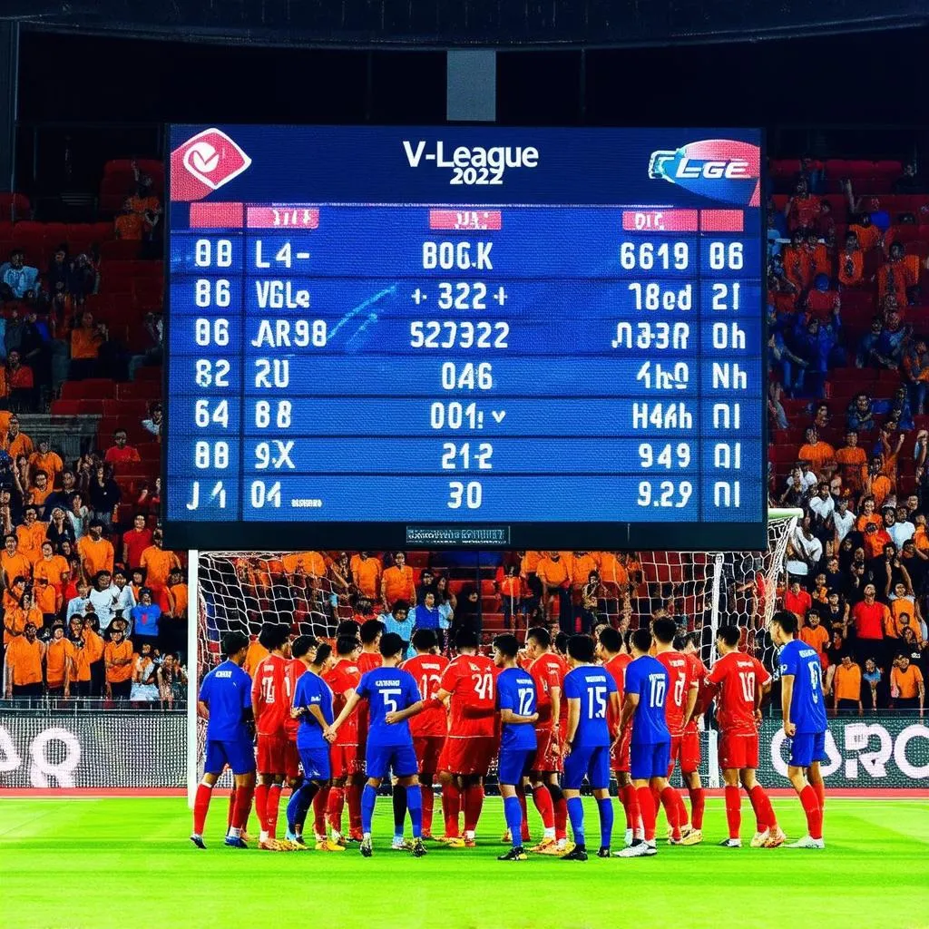 Lịch thi đấu V-League 2022