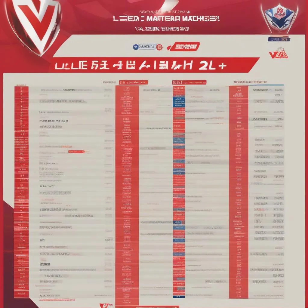 Lịch thi đấu V-League ngày mai