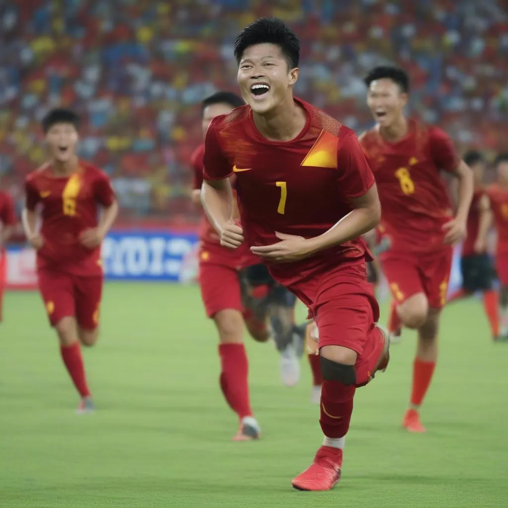 Công Phượng ghi bàn tại Sea Games 29