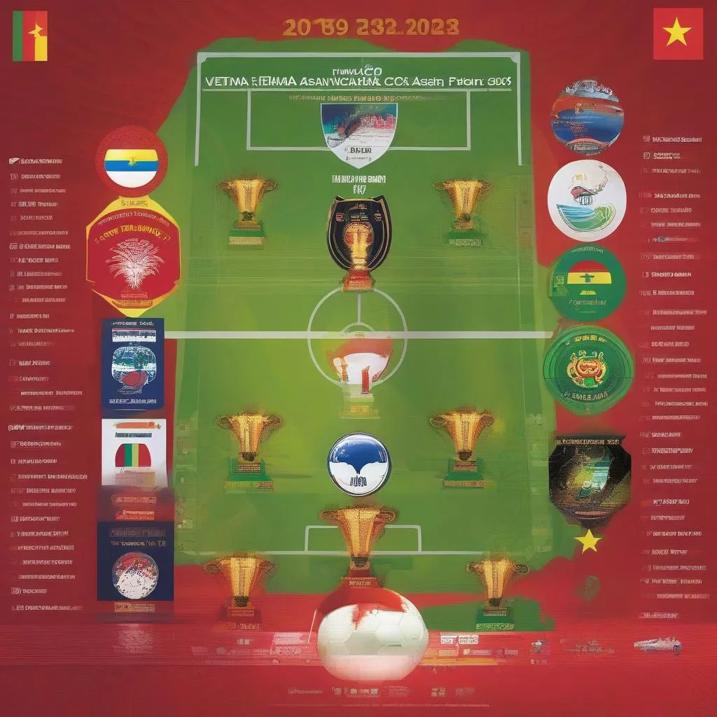 Lịch thi đấu Vietnam Asian Cup 2023 - Cập nhật mới nhất