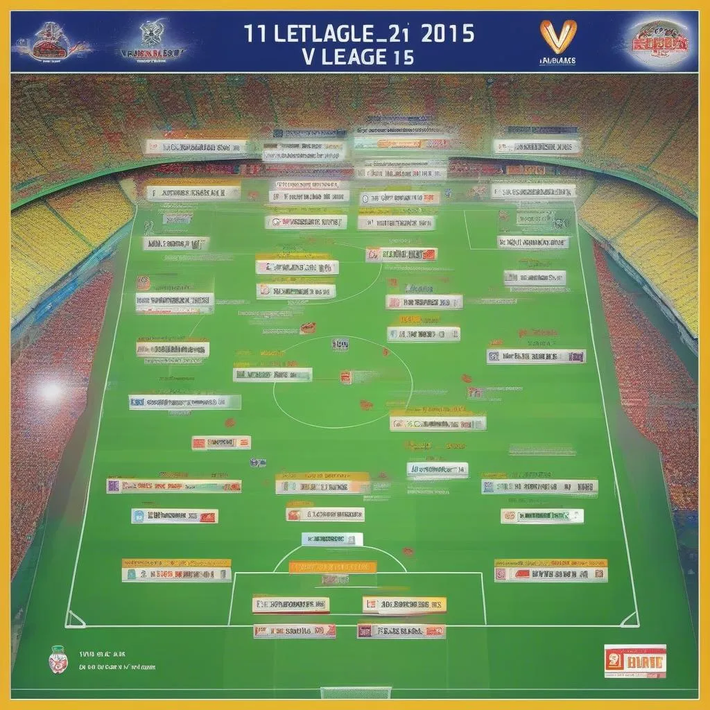 Lịch thi đấu vòng 11 V.League 2015 trên sân Hàng Đẫy