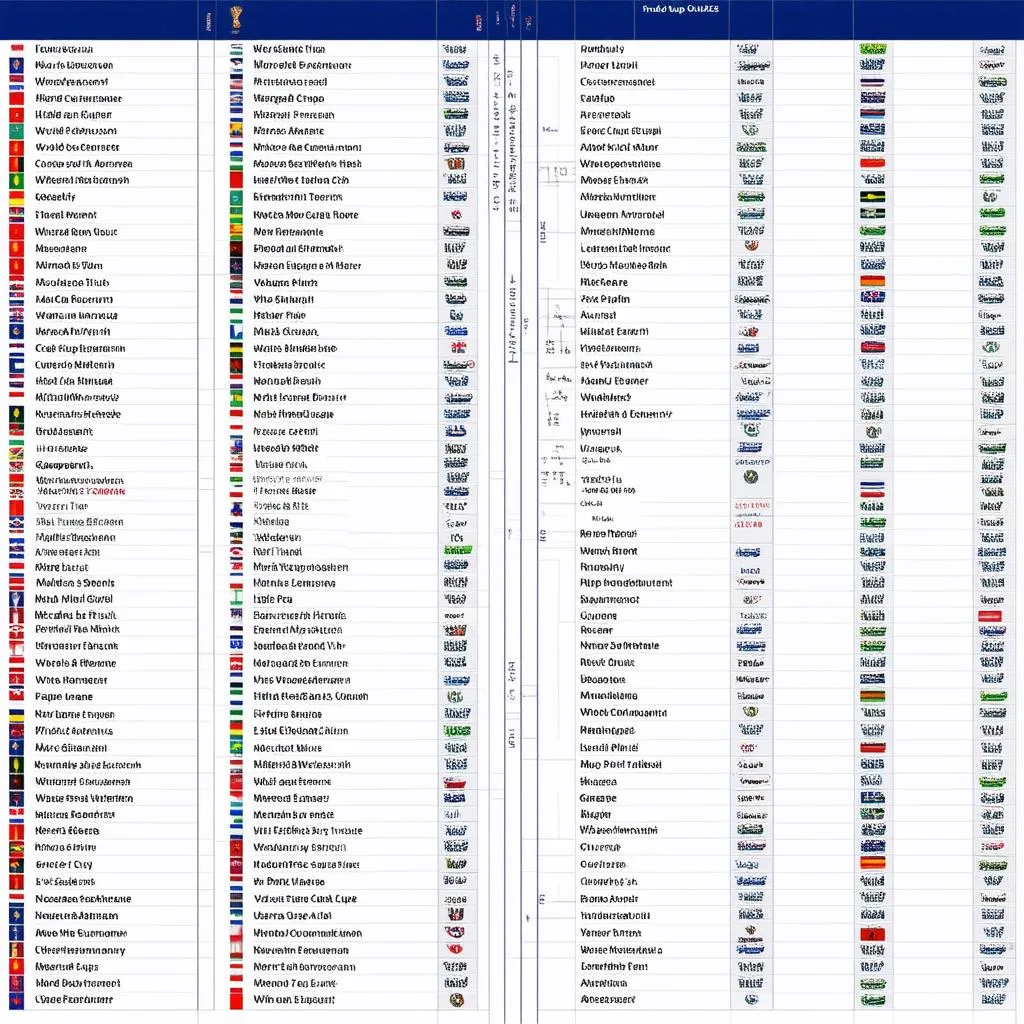 Lịch thi đấu vòng loại World Cup Châu Âu