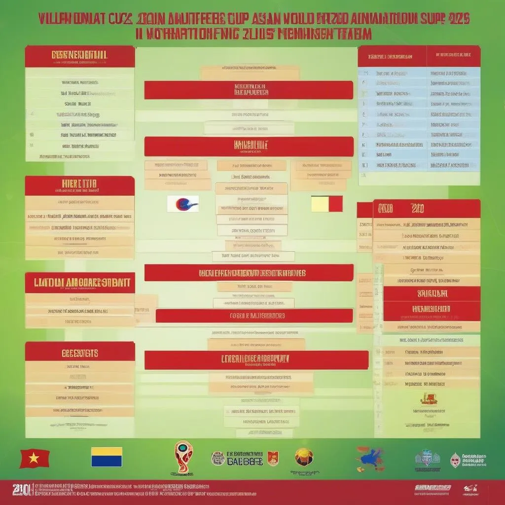 Lịch thi đấu vòng loại World Cup 2026 châu Á - Đội tuyển Việt Nam