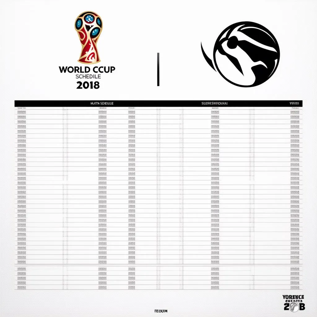 Lịch thi đấu World Cup 2018 đẹp 2