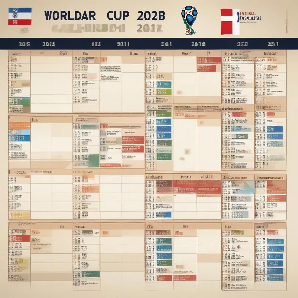 Lịch thi đấu World Cup 2018 trên Google Calendar