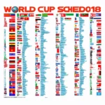 Vector lịch thi đấu World Cup 2018