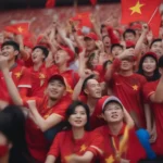 Cổ động viên Việt Nam cuồng nhiệt cổ vũ cho đội tuyển yêu thích tại World Cup 2022