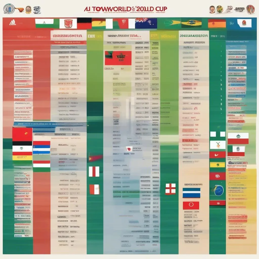 Lịch thi đấu World Cup hôm nay và ngày mai