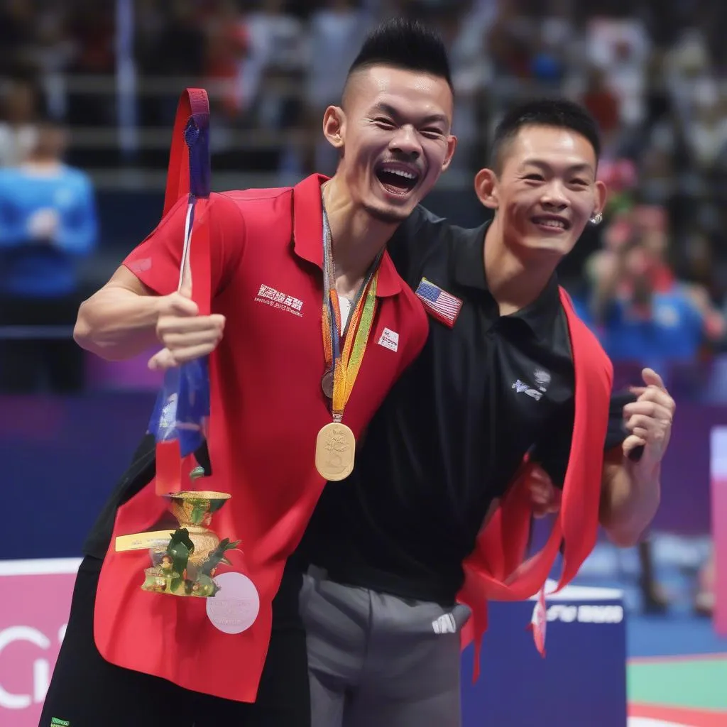 Lin Dan vô địch thế giới 2018