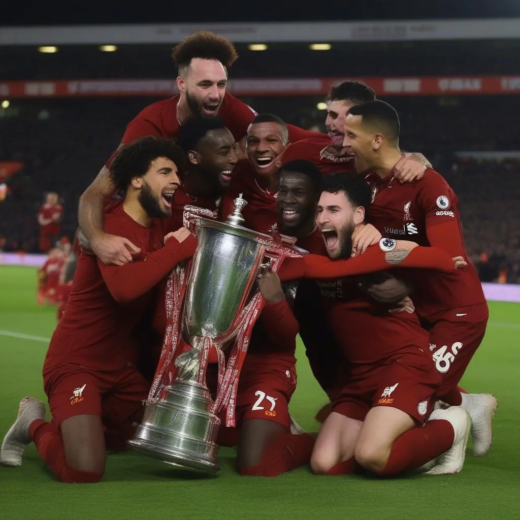 Liverpool EFL Cup Celebration